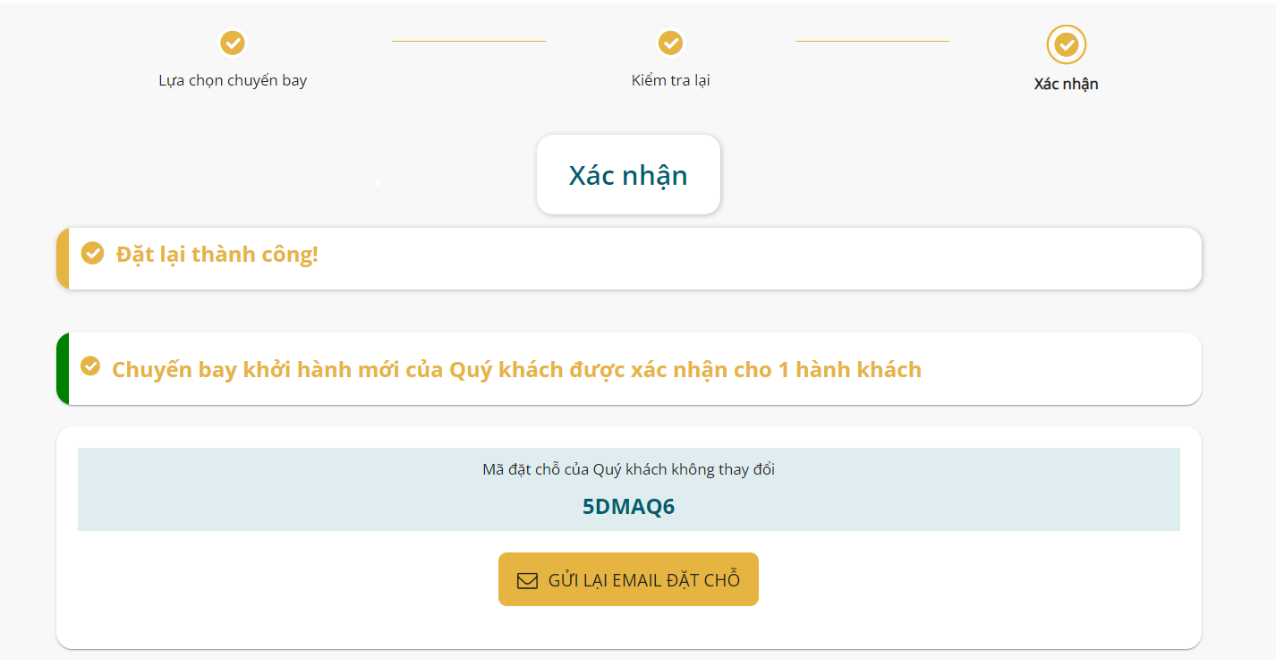 Đổi chuyến 1.
